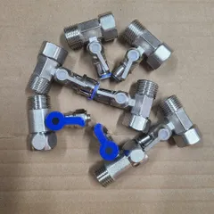Khóa Cấp Nước Đúc Liền Siêu Bền Ren 21-6 mm và 21-10 mm cho Máy Lọc Nước RO/Nano - Bộ Chia Nước Đầu Nguồn Ổn Định