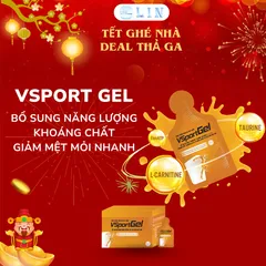 Gel Bổ Sung Năng Lượng Nhanh VSport 15g - Thực Phẩm Chức Năng Dành Cho Người Chơi Thể Thao và Người Cần Tỉnh Táo