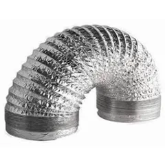 Ống bạc mềm 2 Mét phi 150mm - Ống thông gió hút mùi, hút khói cho bếp, phòng tắm, máy hút mùi hiệu quả, dễ lắp đặt