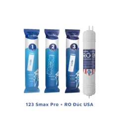 Bộ 4 Lõi Lọc KAROFI 123 SMAX PRO - Hàng Chính Hãng, Màng RO Đúc Mỹ, Lọc Nước Hiệu Quả, Thay Thế Để Bảo Đảm An Toàn