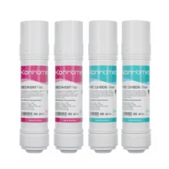 Bộ 4 Lõi Lọc Nước Korihome Chính Hãng - 2 Lõi Sediment và 2 Lõi Pre Carbon - Giải Pháp Lọc Nước Sạch Từ Hàn Quốc