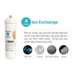 Lõi Lọc Nước Missuchen ION-EX Số 4 - Công Nghệ Nanoex Cation Cao Cấp, Dễ Thay Thế, Lọc Kim Loại Nặng, Hàng Chính Hãng