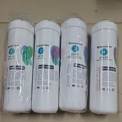 Lõi lọc nước Nano Missuchen SKU6300 - Bộ 4 lõi lọc hiệu quả, kháng khuẩn cao, loại bỏ kim loại nặng, an toàn cho sức khỏe