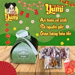 Hộp Quà Cảm Ơn Thắt Nơ Yumi - Quà Cưới Sang Trọng Gập Sẵn Đựng Kẹo, Quà Tặng Tri Ân Độc Đáo