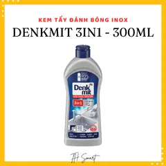 Kem Tẩy Đánh Bóng Inox Kim Loại DENKMIT 3in1 300ml - Sản phẩm làm sạch, đánh bóng và bảo vệ bề mặt kim loại hiệu quả