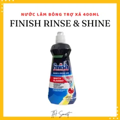 Nước Làm Bóng Chén Bát Trợ Xả FINISH 400ml - Giúp Chén Bát Sáng Bóng, Khô Nhanh và Ngăn Ngừa Cặn Nước Trong Máy Rửa Bát