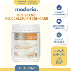 Viên Uống Bổ Sung Canxi Bio Island Milk Calcium Bone Care 150 Viên - Dinh Dưỡng Cho Xương và Răng Chắc Khỏe, Phù Hợp Bà Bầu và Sau Sinh