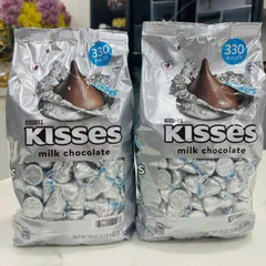 Kẹo Socola Hershey's Kisses 1.58kg - Kẹo Sữa Ngọt Ngào, Hương Vị Đặc Trưng, Món Ăn Vặt Phổ Biến tại Mỹ