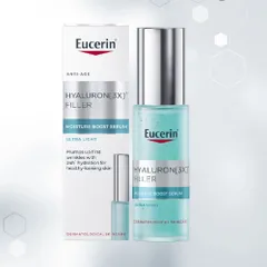 Tinh Chất Eucerin Hyaluron Filler - Serum Cấp Ẩm 30ml Giúp Làm Căng Bóng Da, Tái Tạo, Giảm Nếp Nhăn, Cho Da Mịn Màng Rạng Rỡ