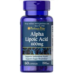 [ Date 2028] Viên uống đẹp da, chống lão hoá, ngừa tàn nhang, làm sáng da Alpha Lipoic Acid 300mg-600mg Puritan's Pride