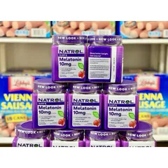 Thực phẩm kẹo hỗ trợ giấc ngủ Melat onin Natrol 10mg - Shop Songna