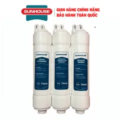 Lõi Lọc Nước 1,2,3 SUNHOUSE Chính Hãng - Lõi Đúc Cắm Nhanh Thay Thế SHA76214CK-S, SHA76215CK, SHA8849K