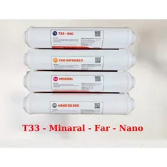 Bộ Lõi Lọc Nước Karofi Livotec T33 - 4 Lõi Chức Năng Mineral, Far Infrared, Nano Silver, Alkaline - Nâng Cao Sức Khỏe và Chất Lượng Nước