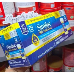 Sữa Similac Total 360 Dạng Nước Lock 12 Chai 59ml - Giúp Bé Tăng Cân & Phát Triển Trí Não Tốt Nhất Từ Sơ Sinh Đến 1 Tuổi