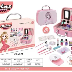 Đồ chơi trang điểm đựng trong vali 768-7 có máy làm nail