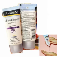 Kem Chống Nắng Neutrogena Ultra Sheer SPF 55 PA+++ 88ml - Bảo Vệ Da Mặt, Chống Nắng Hiệu Quả, Được Duy Trì Độ Ẩm, Phù Hợp Cho Da Nhạy Cảm