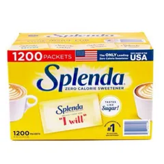 Đường ăn kiêng Splenda gói nhỏ 1g - Lựa chọn tuyệt vời cho người ăn kiêng keto, DAS và người tiểu đường - Hương vị ngọt như đường kính
