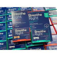 [Hàng Mỹ, Date 2029] Miếng dán mũi giảm nghẹt mũi, giảm ngáy (gáy) khi ngủ Breathe Right - Shop Songna 507158