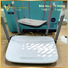 Bộ Phát Wifi Kép TP-Link Archer C50 AC1200 - Tăng Tốc Internet Nhanh Chóng Cho Video HD, Game, 5 ăng ten, Hàng Chính Hãng