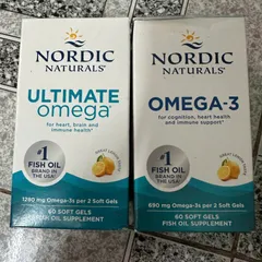 [Date 2027-2028 ] Viên Uống Dầu Cá Omega-3 Nordic Naturals Ultimate Omega _Hỗ Trợ Tim Mạch Não Bộ Mắt