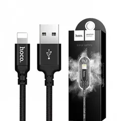 Cáp Sạc Nhanh Hoco X14 cho iPhone - Dây Đồng 1m, Tốc Độ 2.4A, Bện Nylon Bền Bỉ - Phụ Kiện Điện Thoại Tiện Lợi