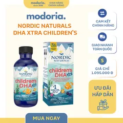 Nordic Naturals DHA Xtra Dạng Giọt 60ml - Hỗ Trợ Phát Triển Trí Não và Thị Lực Cho Trẻ 1–6 Tuổi - Sản Phẩm Từ Mỹ