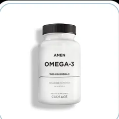 Viên Uống Dầu Cá Codeage Amen Omega-3 1500mg - Hỗ Trợ Tim Mạch & Cải Thiện Chức Năng Não Bộ - Sản Phẩm Nhập Khẩu USA