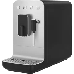 Máy Pha Cà Phê Espresso SMEG BCC12BLMEU - Thiết Kế 50s với Cối Xay Tích Hợp, Pha Espresso Đơn và Đôi, 20 Bar Áp Suất