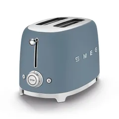 Máy Nướng Bánh Mì Smeg 50's Retro Style TSF01 - Thiết Kế Sang Trọng, 6 Cấp Độ Nướng, Đa Chức Năng, Khay Tháo Rời  дляЧáy Bánh