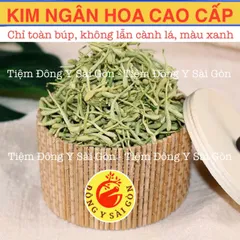 Trà Hoa Kim Ngân - Sản phẩm xuất khẩu 100g, khô, thơm ngon, tốt cho sức khỏe, giải độc, thanh nhiệt, hỗ trợ tiêu hóa.
