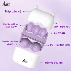 Con Lăn Đá Lạnh Massage Da Mặt Alizz AL 14402 - Chăm Sóc Da Mặt Hiệu Quả, Giảm Sưng, Làm Mát Da, Thư Giãn Tại Nhà