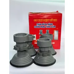 Bộ 4 Chân Đỡ Đa Năng Chống Rung Tăng Giảm cho Máy Giặt, Tủ Lạnh - Tiện Ích Dễ Vệ Sinh, Bảo Vệ Thiết Bị khỏi Ẩm Mốc