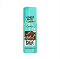 Xịt Phủ Bạc Tạm Thời L'Oréal Paris Magic Retouch Màu Nâu Đậm - Che Tóc Bạc Nhanh Chóng, Dễ Gội, Tự Nhiên