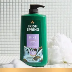 Sữa Tắm Gội Xả Irish Spring 887ml - Giúp Làm Sạch Sâu, Giữ Độ Ẩm, Thư Giãn Và Tươi Mát Cho Cơ Thể