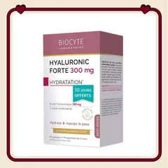 Viên Uống Nâng Cơ Ngăn Lão Hoá Da Biocyte Hyaluronic Forte 300 mg - Giải Pháp Làm Đẹp Đến Từ Pháp, 90 Viên