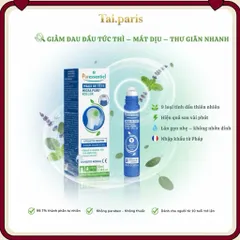 Lăn Giảm Đau Đầu Căng Thẳng Puressentiel Maux De Tête Roller 5ml - Tinh Dầu 100% Tự Nhiên, Giảm Stress và Thư Giãn
