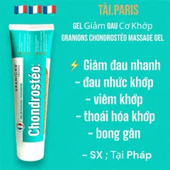 Dầu Xoa Bóp Giảm Đau Xương Khớp Granions Chondrostéo 100ml - Gel Massage Chống Viêm, Thoải Mái Khớp, Giải Quyết Đau Nhức Hiệu Quả