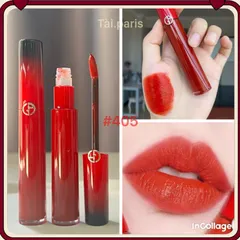 Son Kem Giorgio Armani Lip Maestro 405 Sultan - Màu Đỏ Thuần Tươi Trẻ, Chất Son Nhẹ Mịn, Độ Bám Lâu, Trang Điểm Xu Hướng