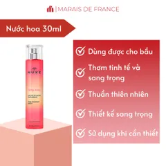 Nước Hoa NUXE Very Rose EDP 30ml - Hương Hoa Hồng Pháp Dịu Nhẹ, Thuần Chay, Lý Tưởng Cho Nữ, Quà Tặng Sang Trọng