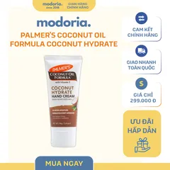 Kem Dưỡng Da Tay Palmer's Coconut Oil Formula 96g - Cấp Ẩm, Làm Mềm Da Tay, Hương Dừa Dịu Nhẹ, Dùng Hằng Ngày