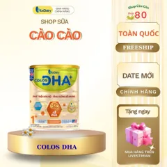 Sữa bột Colos DHA+ 800g - Phát triển trí não, miễn dịch khỏe với Lactium và ColosIgG 24h nhập khẩu Mỹ