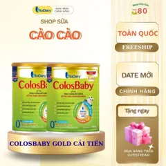 Sữa Công Thức ColosBaby Gold 800g - Tăng cường đề kháng, phát triển chiều cao và hỗ trợ tiêu hóa cho trẻ sơ sinh, hàng chính hãng Vitadairy