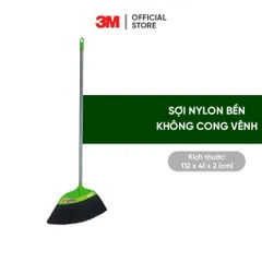 Chổi quét nhà 3M Scotch-Brite™ bền và hiệu quả - Sợi nylon cao cấp, cán thép không gỉ, 28x105x5cm, Indonesia