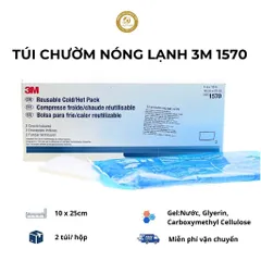 Combo 2 Hộp Túi Chườm Gel 3M 1570 - Nóng Lạnh Giữ Nhiệt Lâu, Hỗ Trợ Giảm Đau, Tặng Túi Đựng | Mỹ