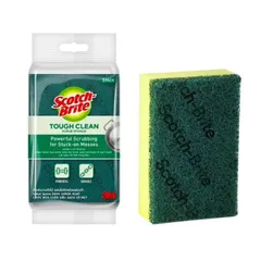 Combo 10 miếng rửa chén siêu sạch 3M Scotch-Brite Tough Clean, 7 x 10cm | Thái Lan