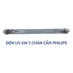 Bóng đèn UV Philips 6W Karofi - Đèn Diệt Khuẩn Hiệu Quả 99,99% (2 Đầu 2 Chân) - Hàng Chính Hãng, Dễ Lắp Đặt và Bảo Trì