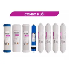 Combo 8 Lõi Lọc Nước MUTOSI 12345678 - Hệ thống lọc nước hoàn chỉnh, an toàn và hiệu quả cho sức khỏe gia đình bạn