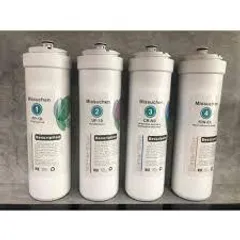 Combo 4 Lõi Lọc Nước Missuchen 1234 Chính Hãng - Dùng Cho Máy Lọc SKU6300 - Lõi PP, UF, CTO, ION-EX