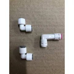 Bộ 2 Nối Vuông 6-6 mm + Van 1 Chiều Góc Dùng Cho Màng RO Đúc - Thiết Bị Tiện Ích Chuyển Đổi Nhanh chóng