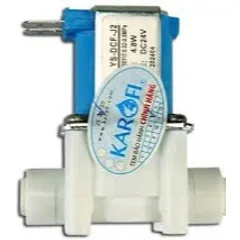 Van điện tử KAROFI 24V - Thay thế máy lọc nước RO, vận hành êm ái, tiết kiệm nước, kết nối nhanh 6mm - Hàng chính hãng